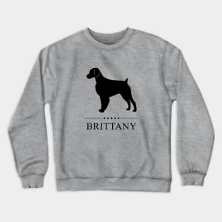 Brittany Black Silhouette Crewneck Sweatshirt